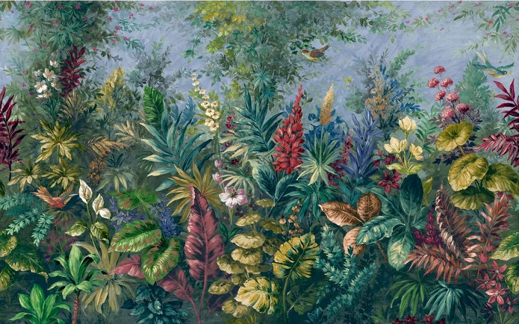 Vinyl fotótapéta színes bohém dszungel mintával