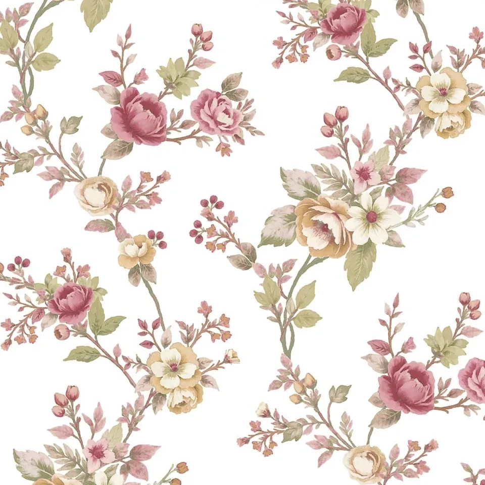 Vinyl romantikus provance stílusú tapéta