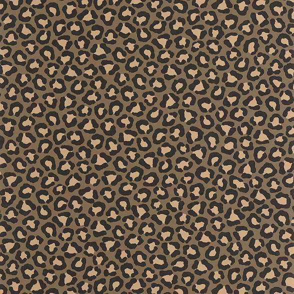 Vinyl tapéta barna leopárd foltos mintával