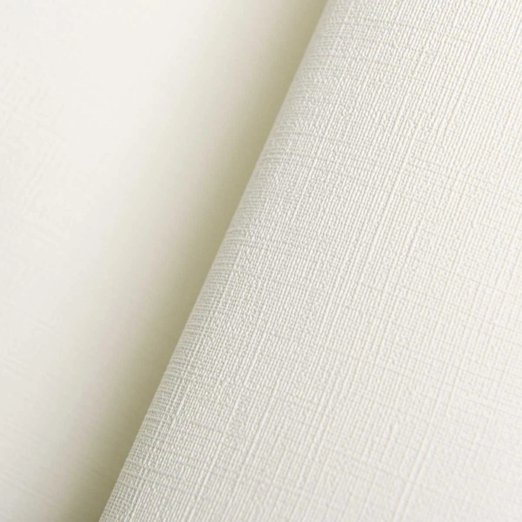 Vinyl tapéta tört fehér textil mintával