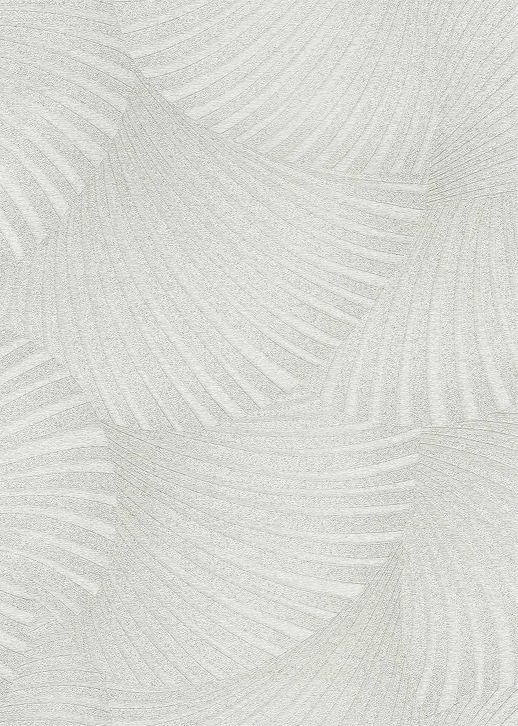 Vinyl tapéta törtfehér anyagában mintás geometrikus mintával