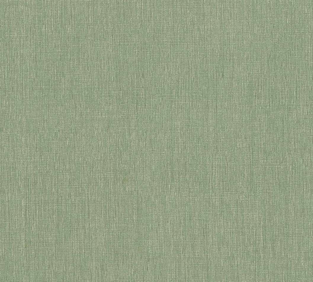 Vinyl tapéta zöld textil mintával mosható