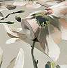 Virágmintás design tapéta halványzöld alapon akvarell virágos mintával