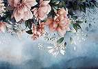 Virágmintás vlies romantikus fotótapéta hálószobába 368x254 vlies