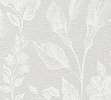 Virgámintás tapéta szürke textil hatású alapon