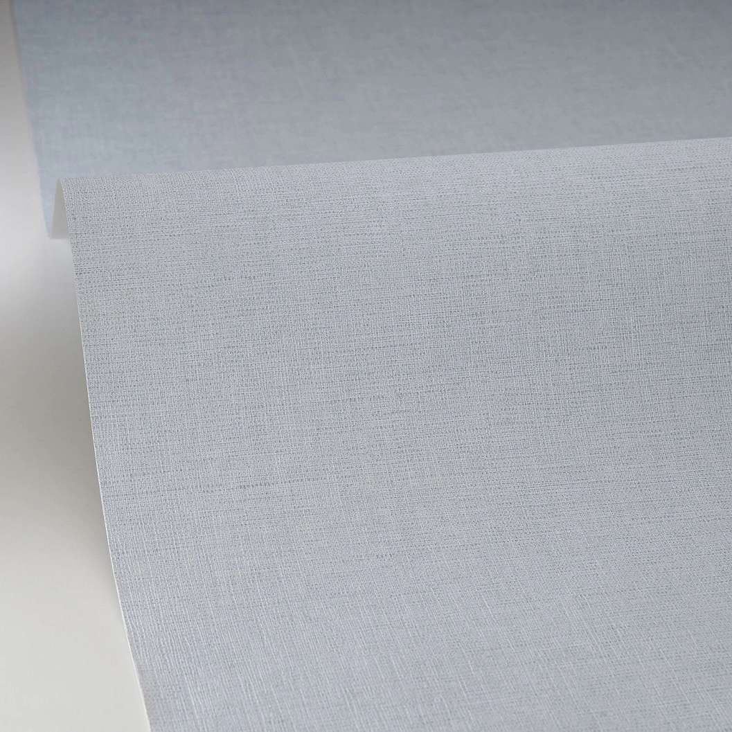 Vízkék vinyl dekor tapéta textil hatású mintával