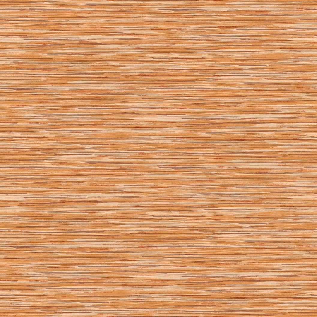Vízszintesen csíkos mintás design tapéta narancssárga színben