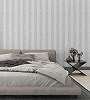 Vlies dekor tapéta szürke koptatott csíkos mintával