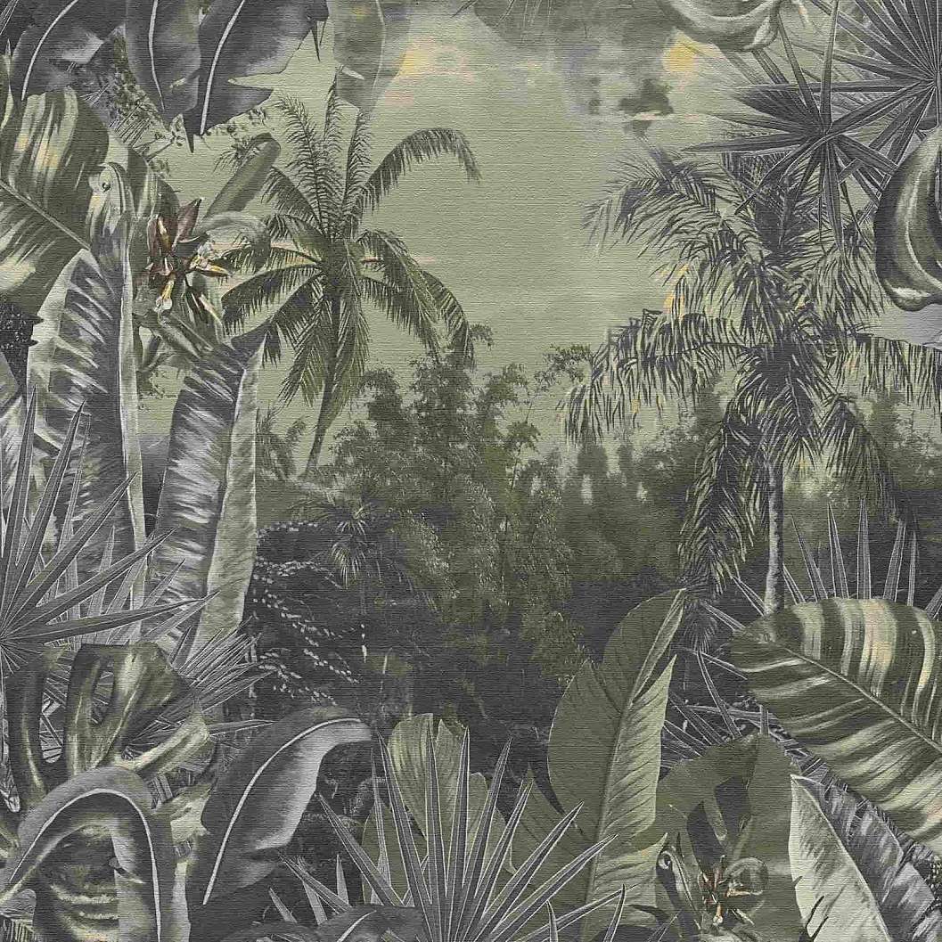 Vlies design tapéta trendi botanikus dzsungel mintával