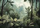 Vlies fotótapéta trópusi erdő tájképpel vászonkép hatással 368x254 vlies