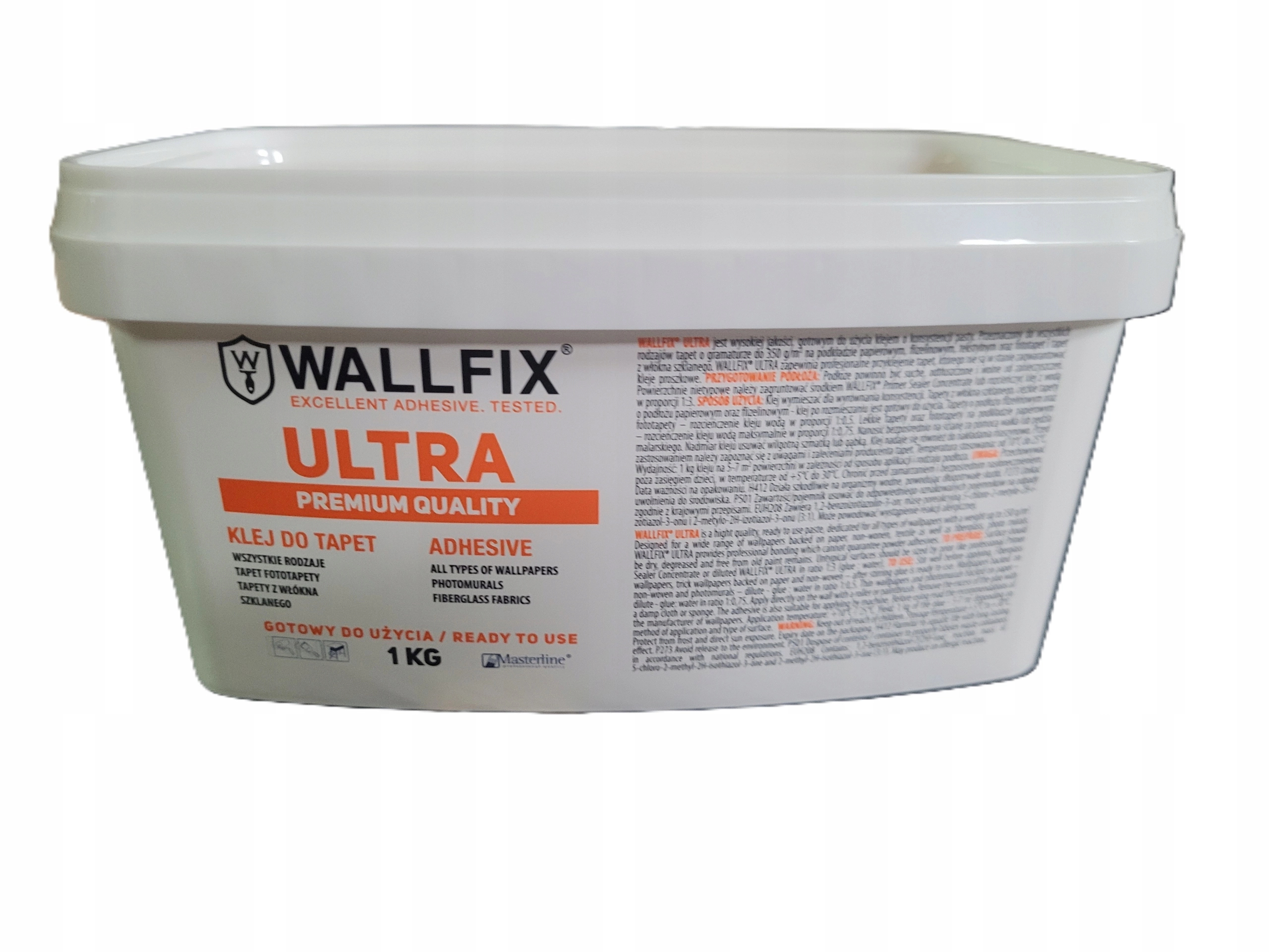 Wallfix 1kg előkevert ragasztó 1-2 tekercs tapétához