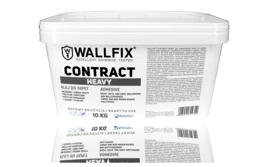 Wallfix Contract Heavy 10kg előkevert ragasztó nehéz vinyl tapétákhoz