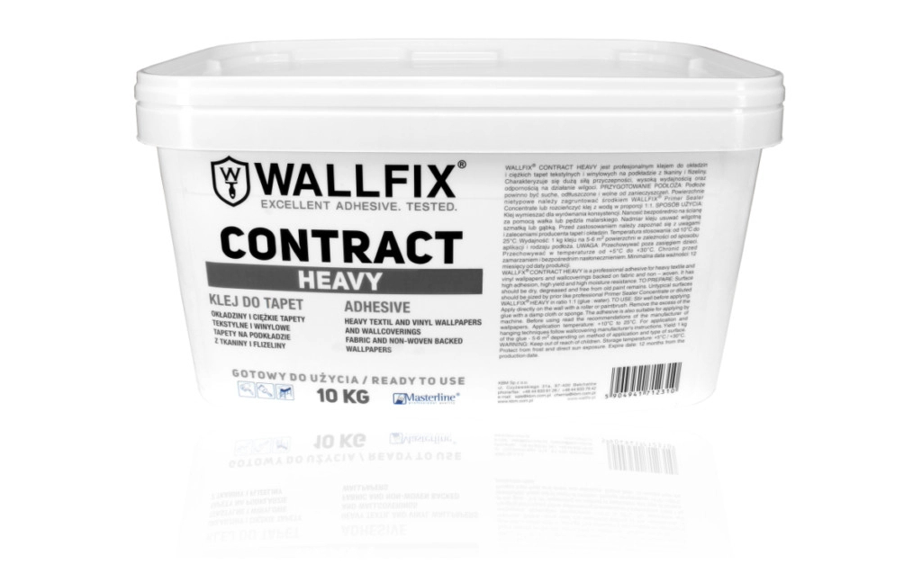 Wallfix Contract Heavy 5kg előkevert ragasztó nehéz vinyl tapétákhoz