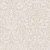 William Morris dekor tapéta beige levél és makk mintával