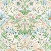 William Morris design tapéta klasszikus angol virág madár mintával