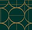 York tapéta smaragdzöld metál arany modern geometrikus mintával