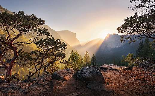 Yosemite nemzeti park látkép fali poszter
