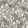 Zebra mintás design tapéta fekete fehér arany színvilágban