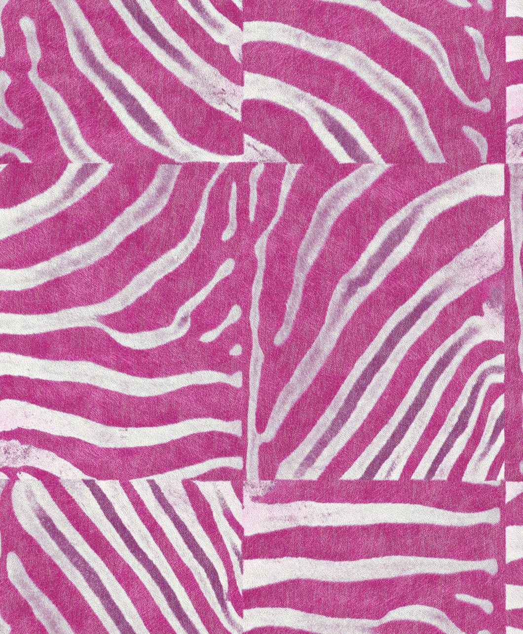 Zebra mintás világitó pink színű tapéta