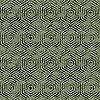 Zöld afrikai stílusú geometrikus mintás vlies tapéta