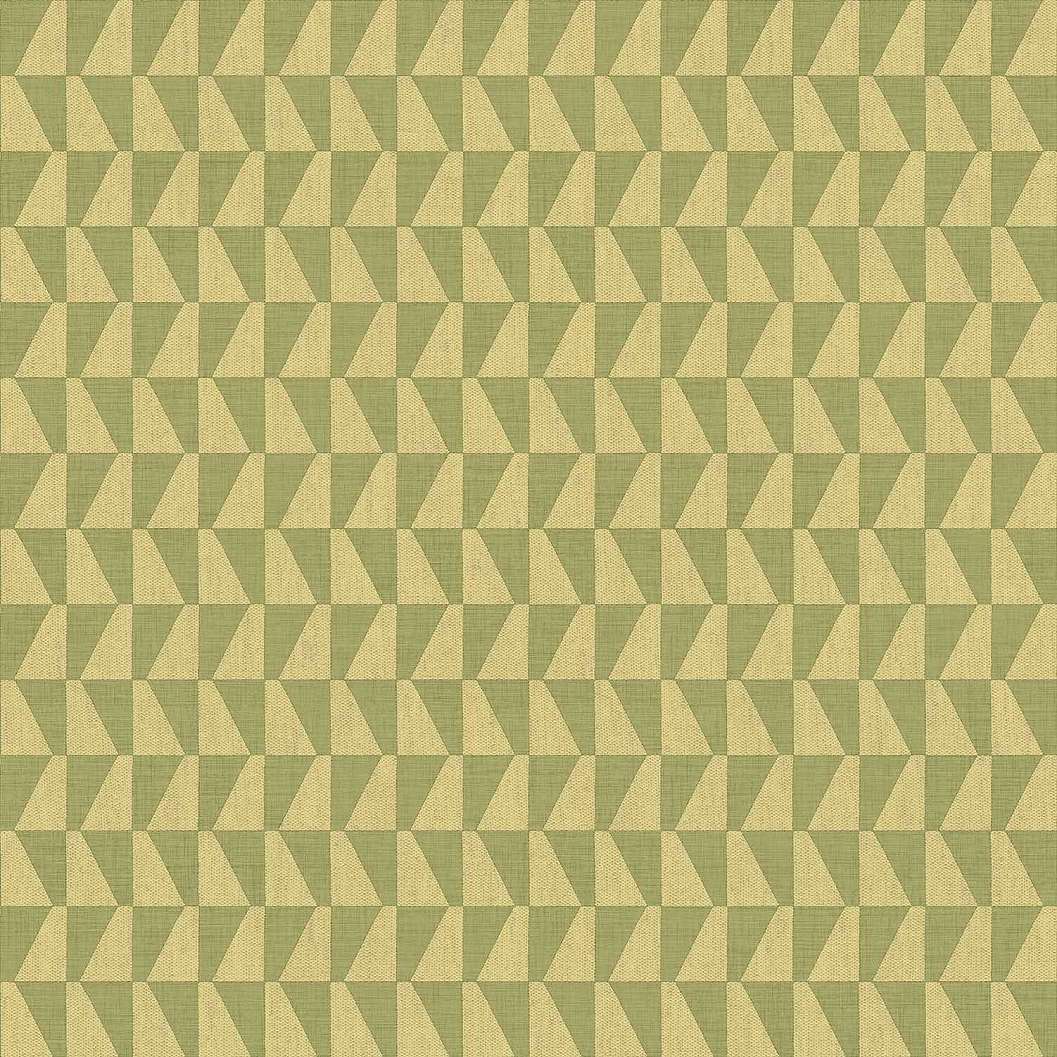 Zöld apró geometrikus mintás vinyl tapéta mosható