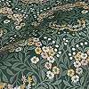 Zöld apró virágmintás brit country stílusú design tapéta
