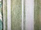 Zöld csíkos mintás struktúrált design tapéta