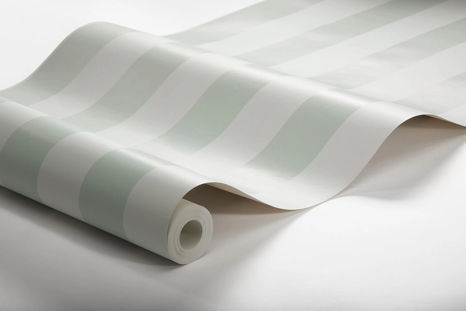 Zöld csíkos mintás vlies design tapéta