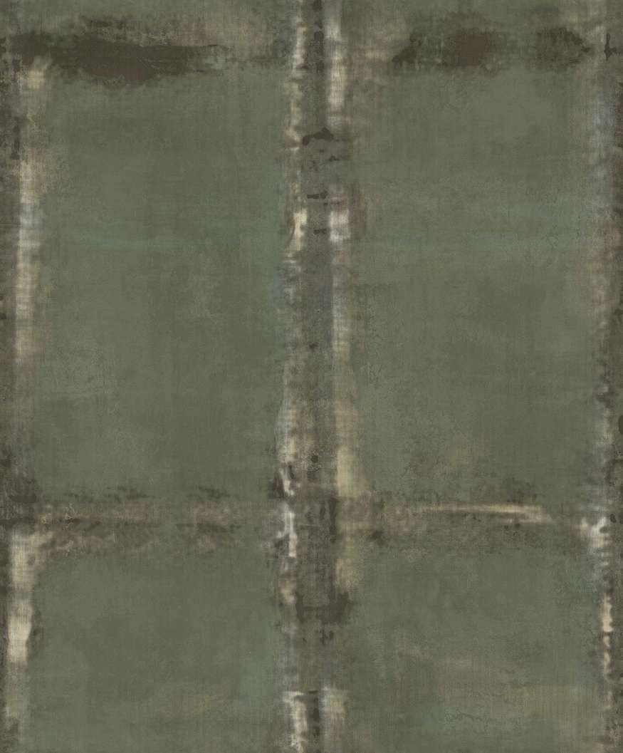 Zöld olasz vinyl tapéta absztrakt mintával textiles strukturával