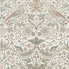 Zöld, rózsaszín klasszikus angol vintage mintás William Morris design tapéta