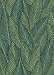 Zöld struktúrált erezettlevél mintás 3d hatású design tapéta