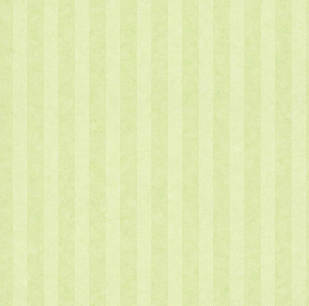 Zöld színű csíkos mintás gyerek tapéta