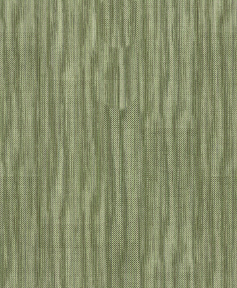 Zöld színű lenvászon hatású tapéta
