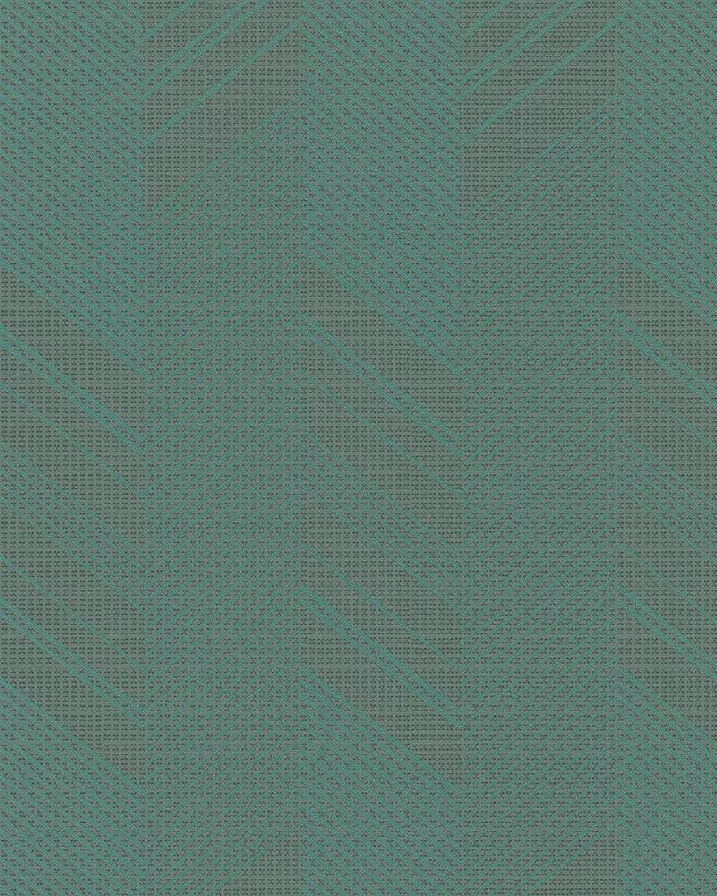 Zöld színű modern geometrikus mintás vlies dekor tapéta