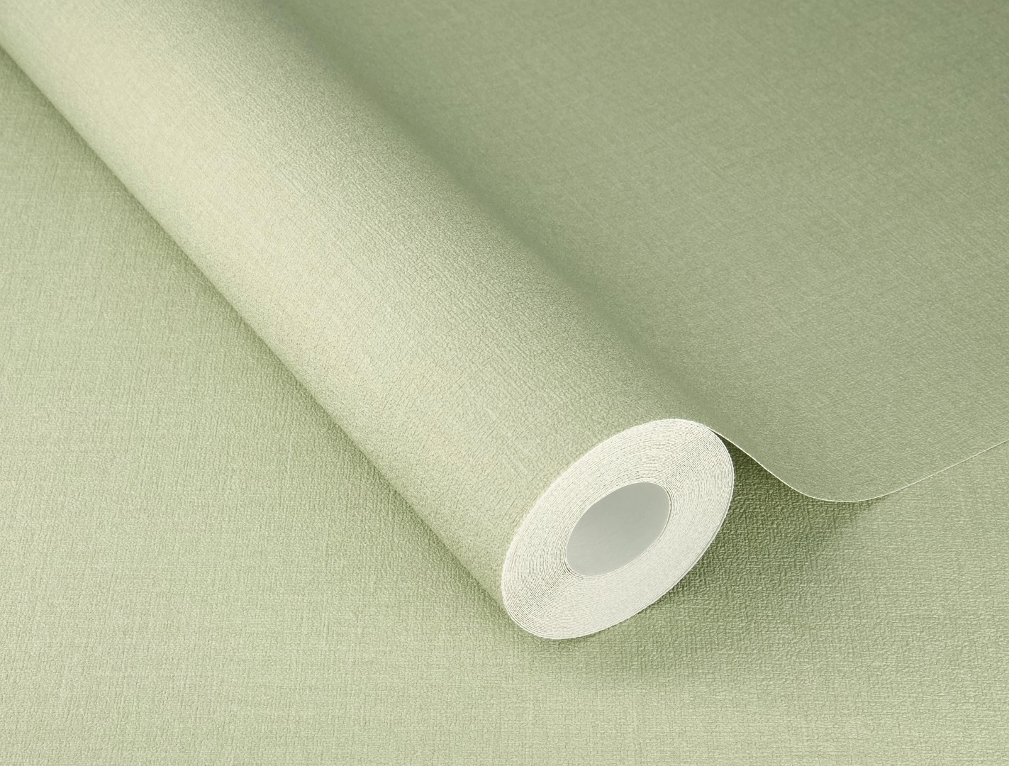 Zöld vinyl dekor tapéta textil mintával