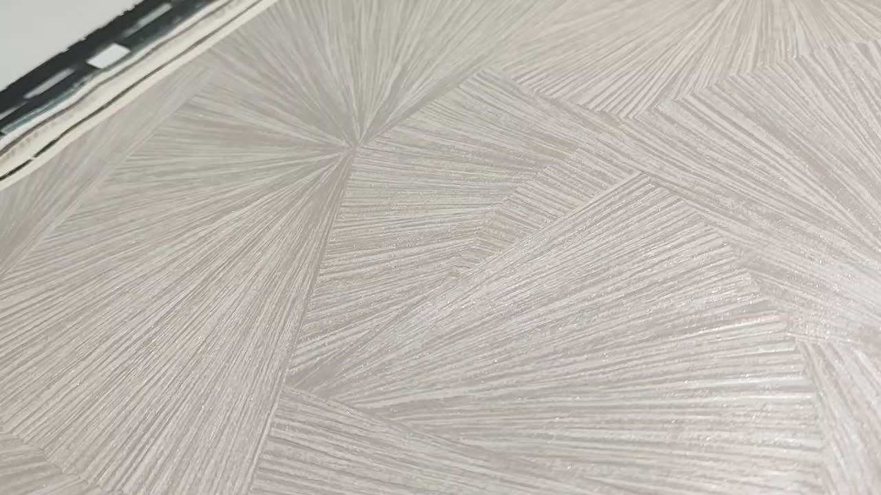 Taupe dekor tapéta enyhén csillámos geometrikus mintával