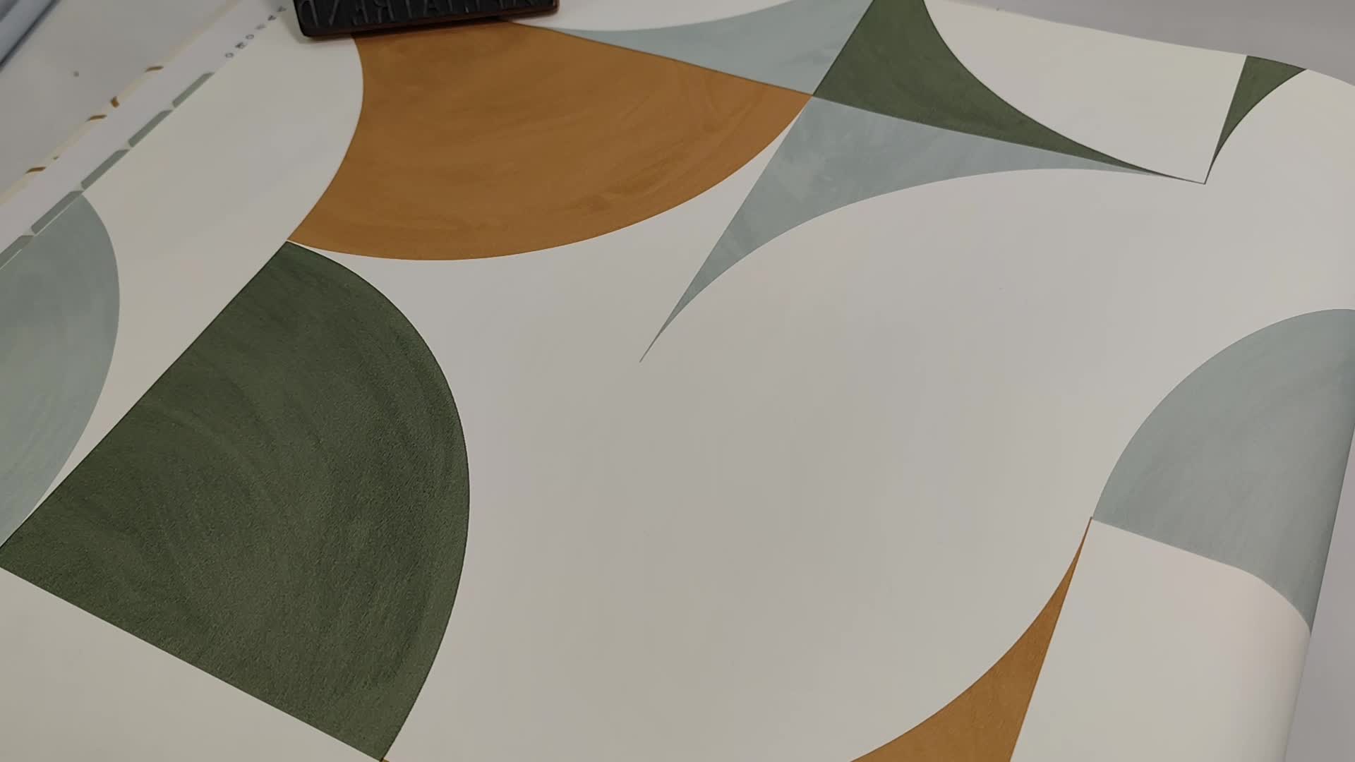 Kék khaki színű design geometrikus mintás prémium tapéta