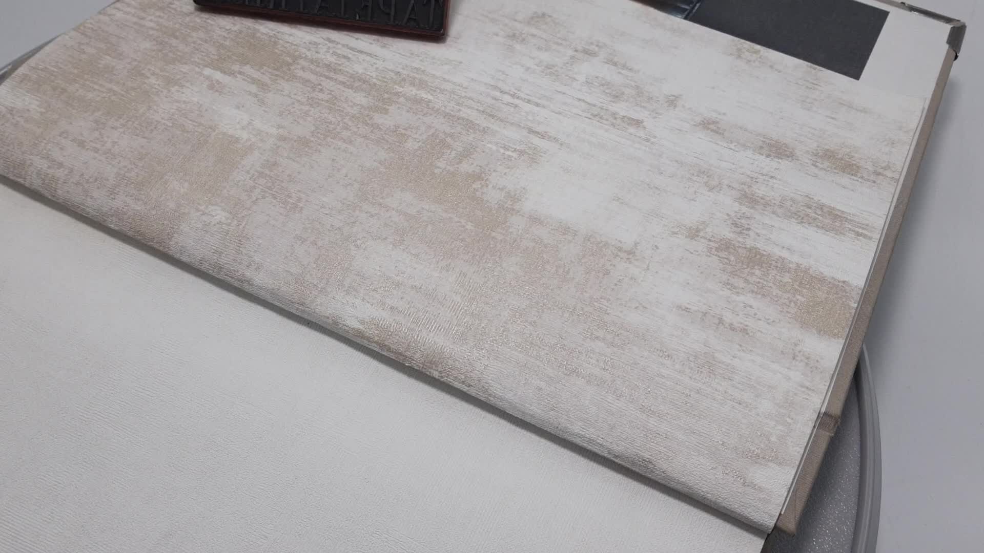 Bézs arany vakolat hatású prémium vinyl design tapéta