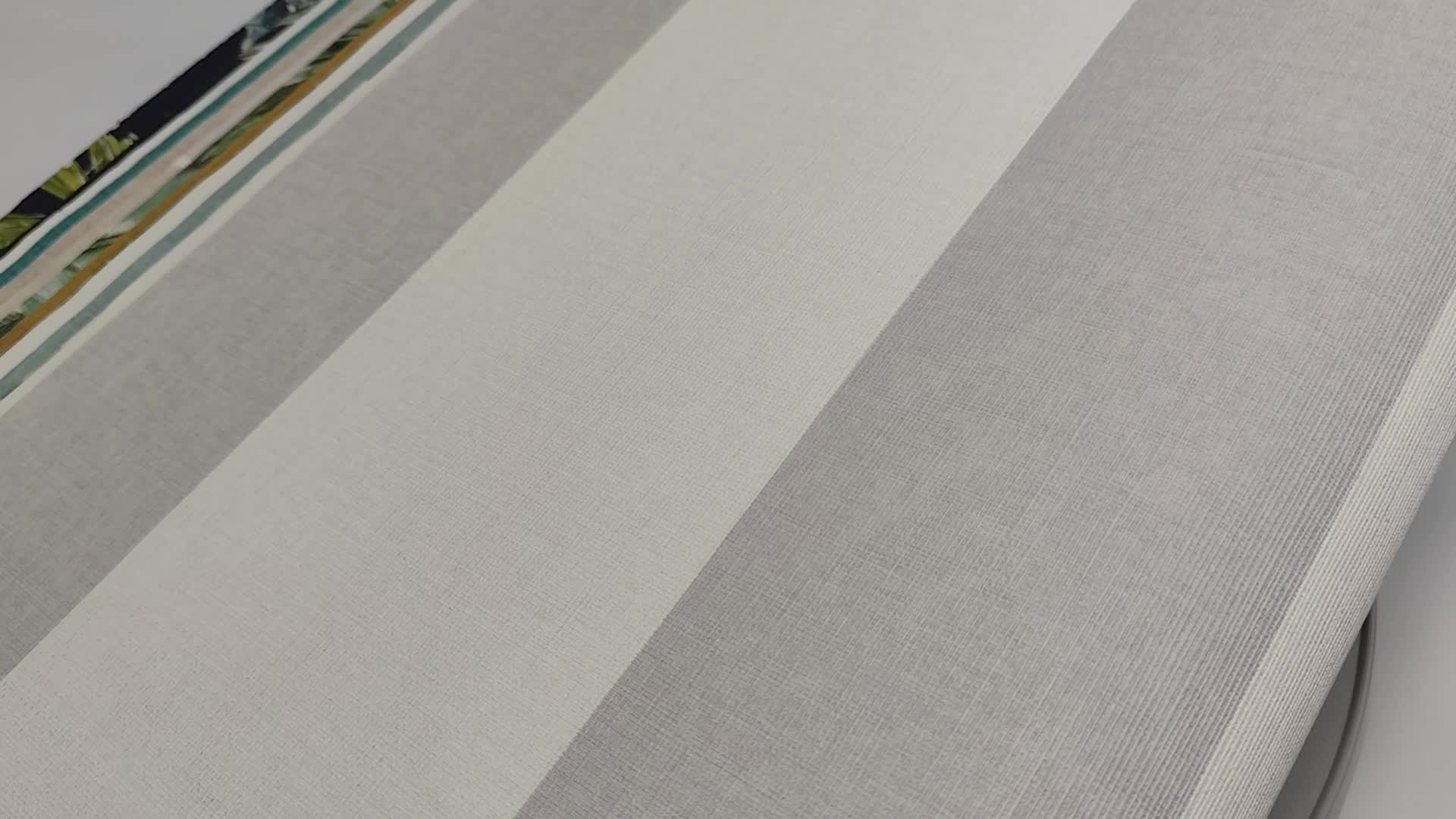 Csíkos mintás dekor tapéta szürke bézs csíkos mintával