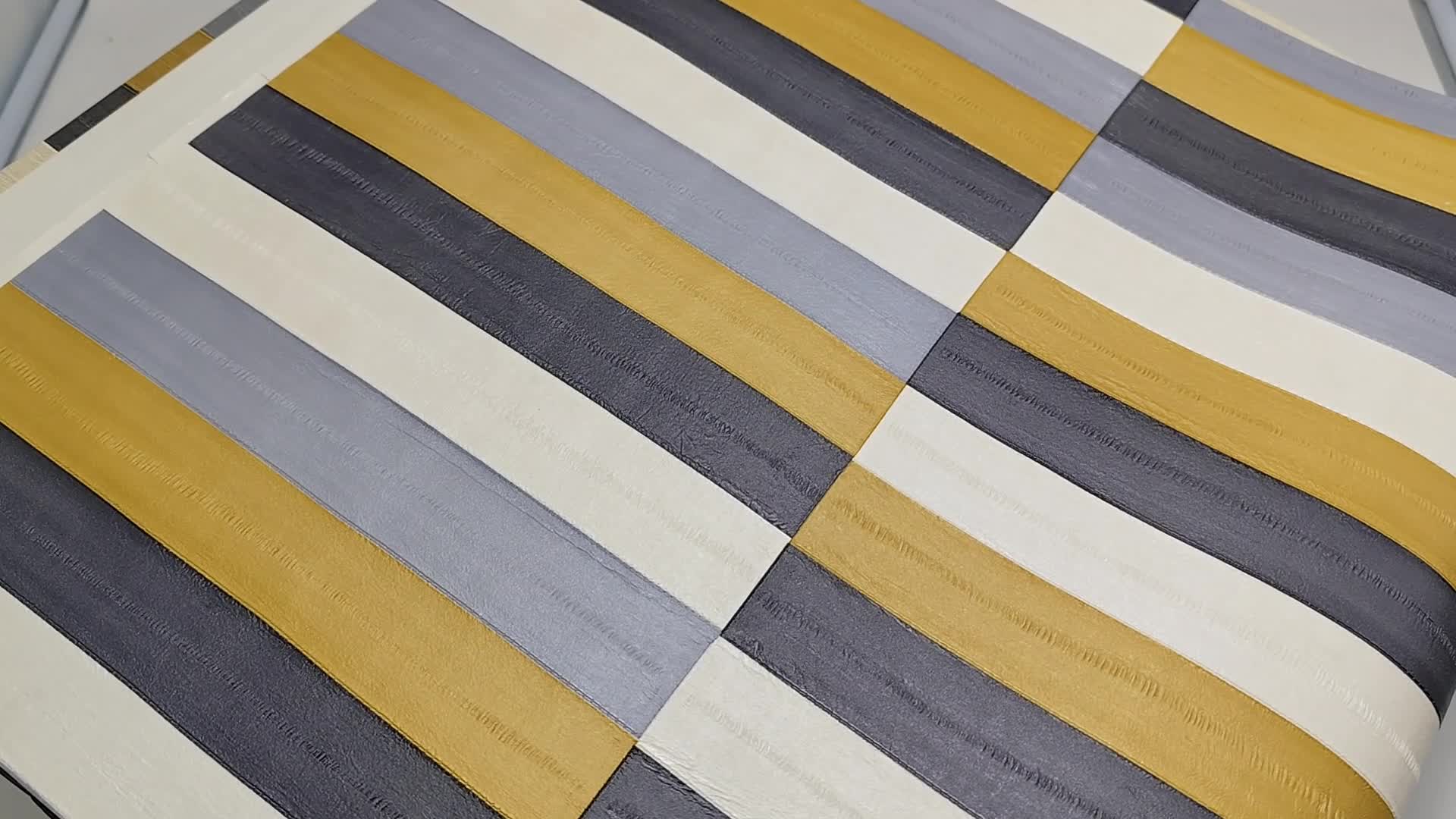 Modern szürke sárga bőrhatású design tapéta