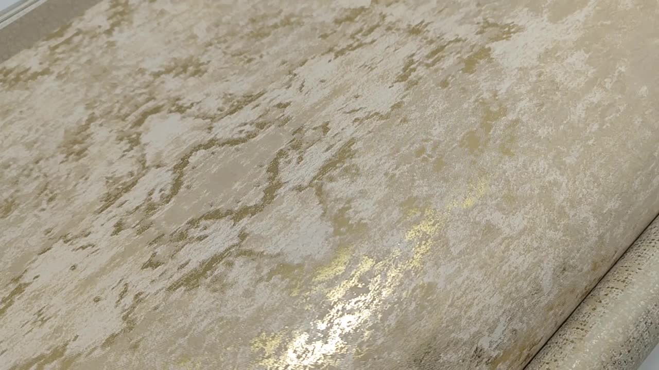 Bézs arany metál fényű prémium design tapéta