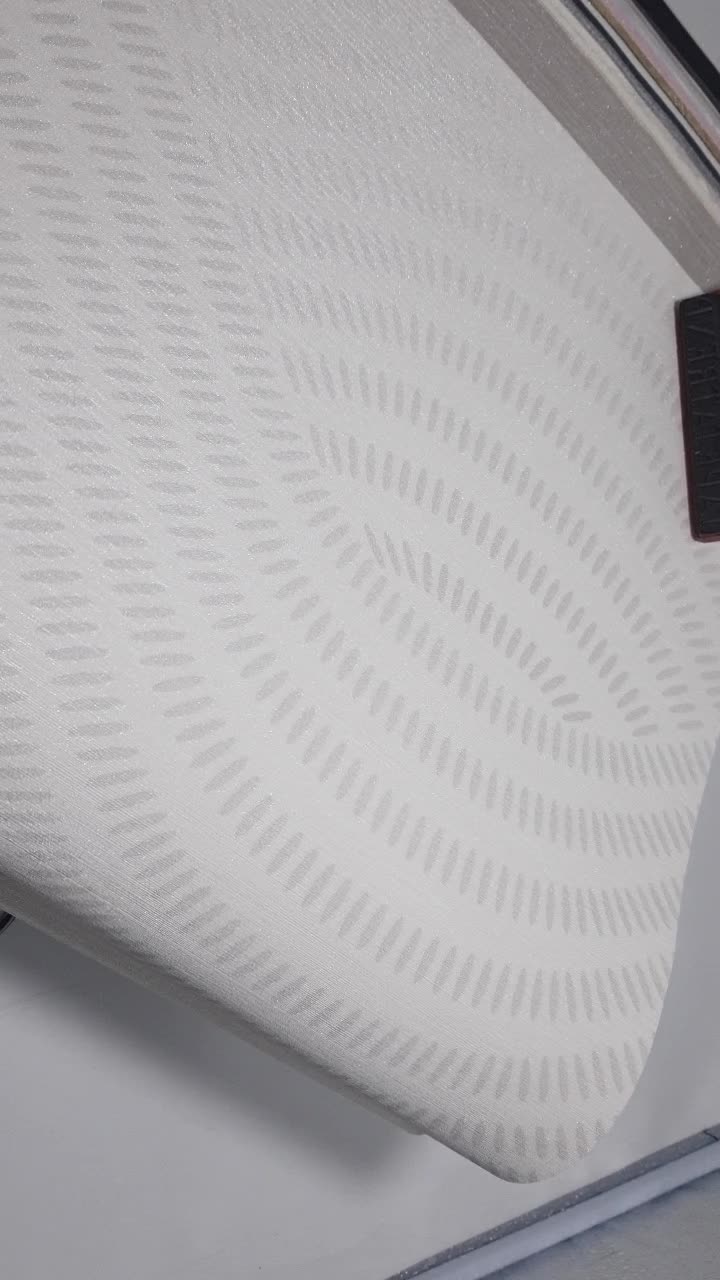 Bézs modern hullám mintás vlies dekor tapéta