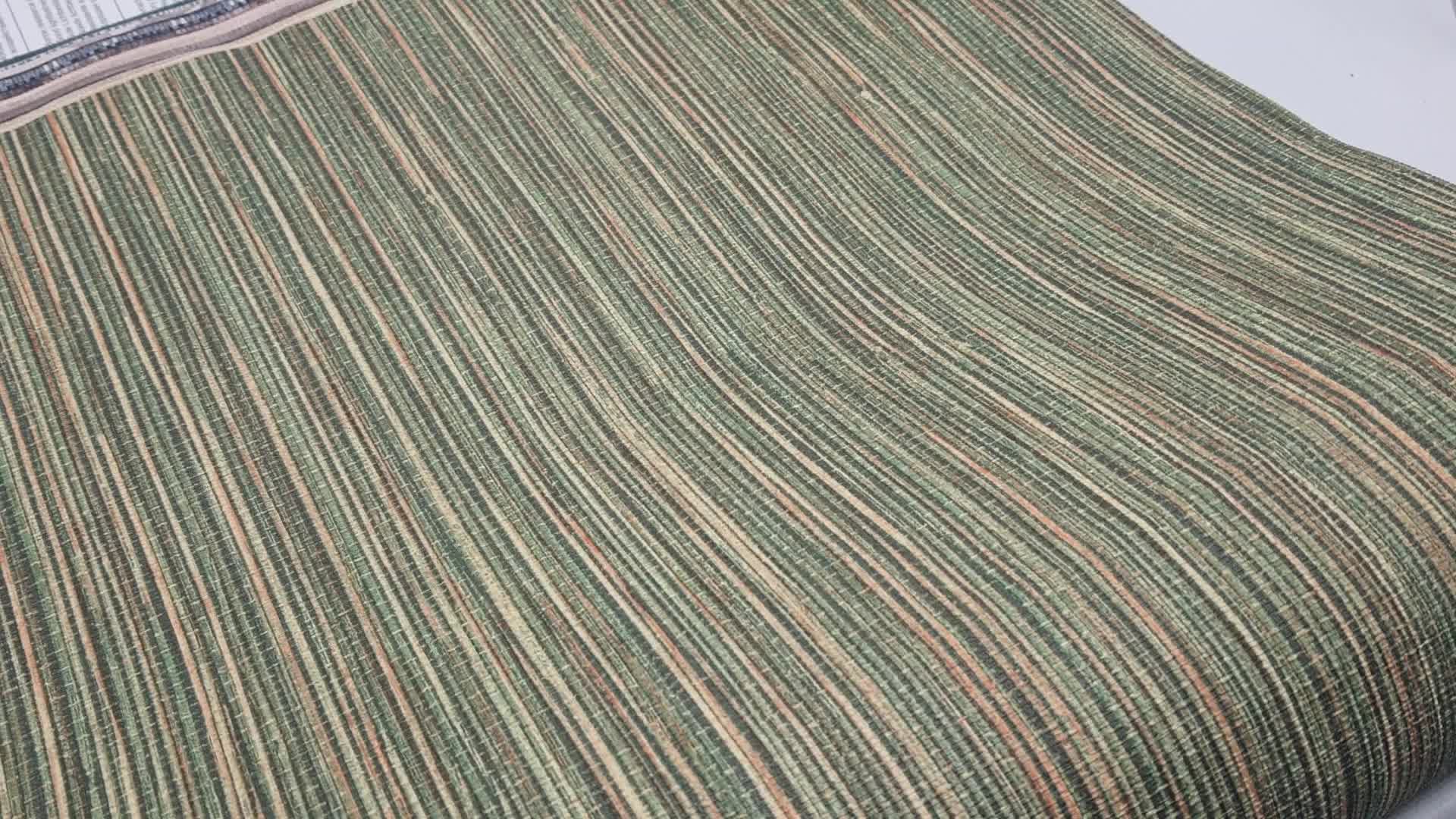 Bambusz mintás vlies design tapéta zöldes bambusz szőtt mintával