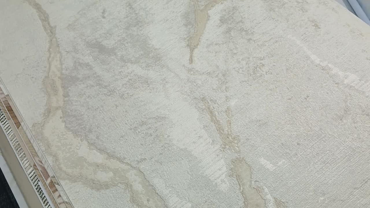 106cm dupla széles design tapéta elegáns bézs márvány mintával