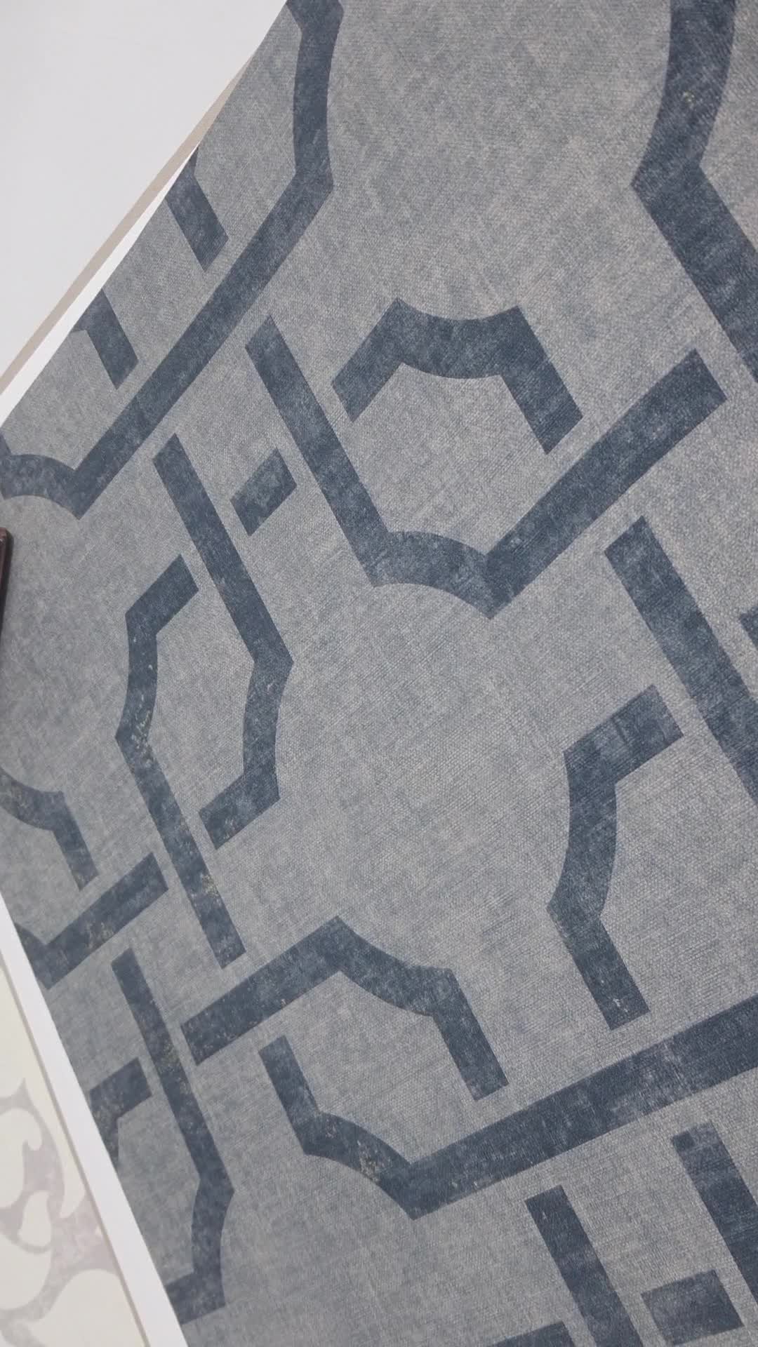 Klasszikus geometrikus mintás vlies francia design tapéta