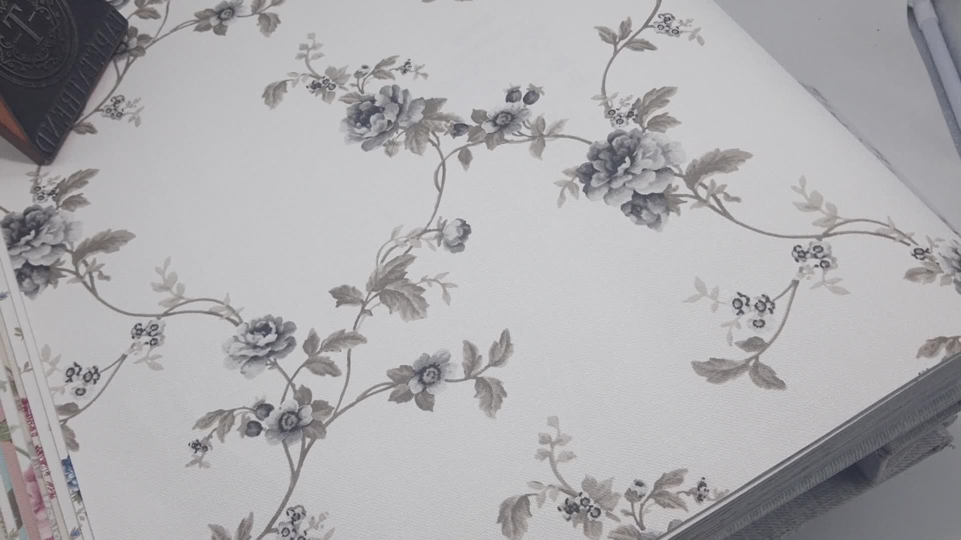 Inda virág mintás vlies olasz design tapéta