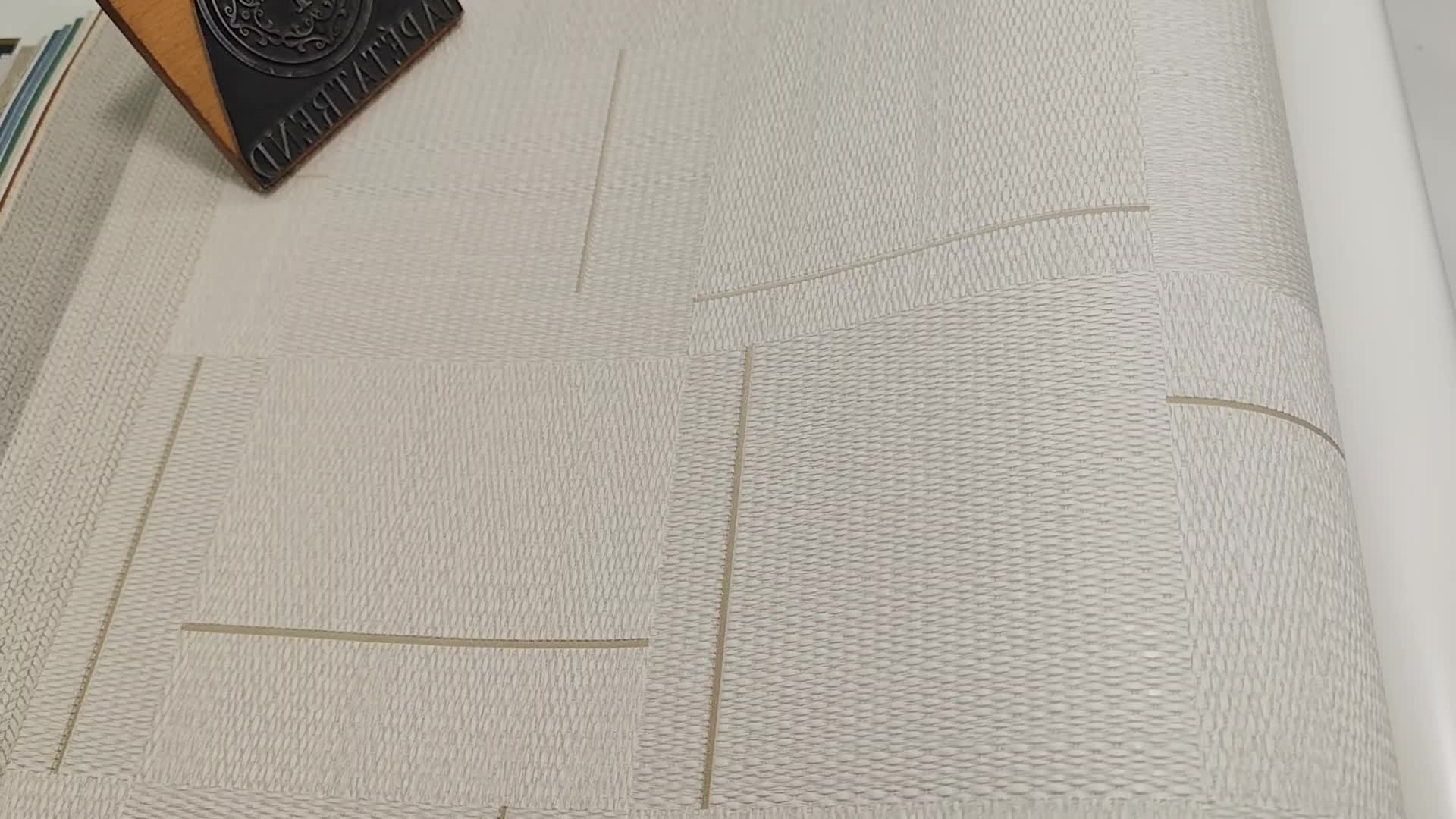 Bézs geometrikus olasz design tapéta struktúrált felülettel