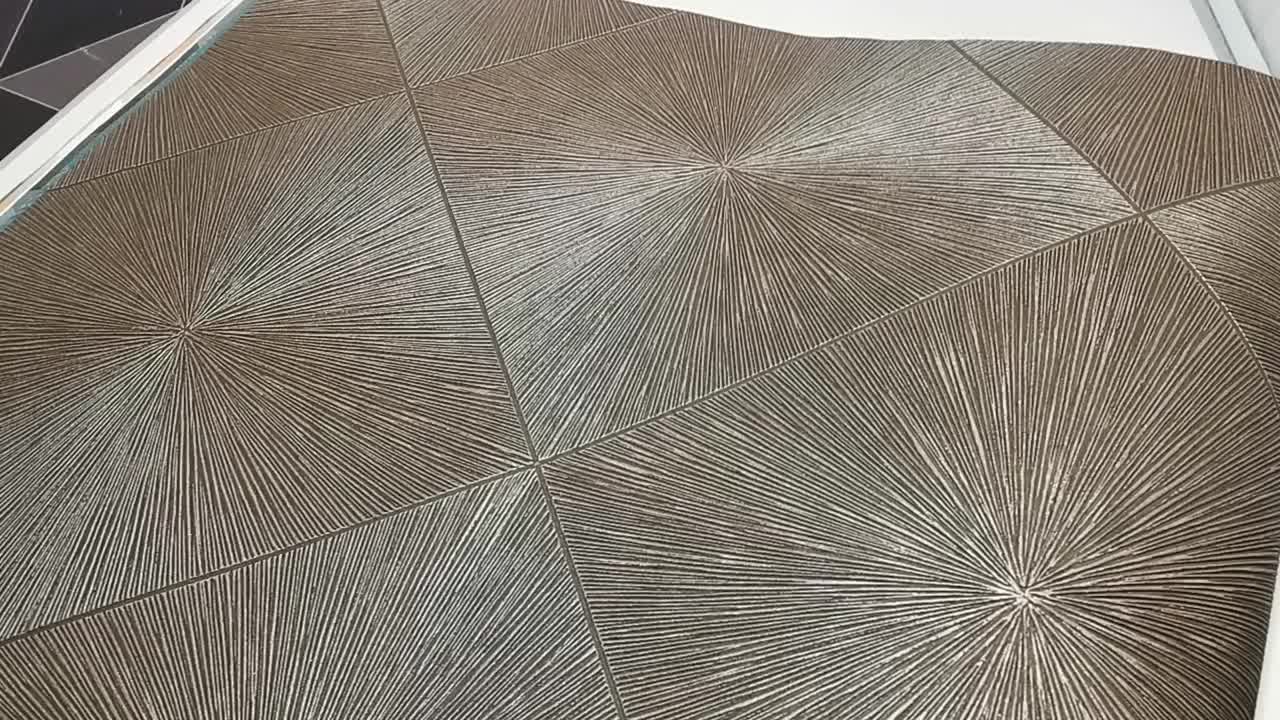 Barna prizma hatású vlies francia design tapéta