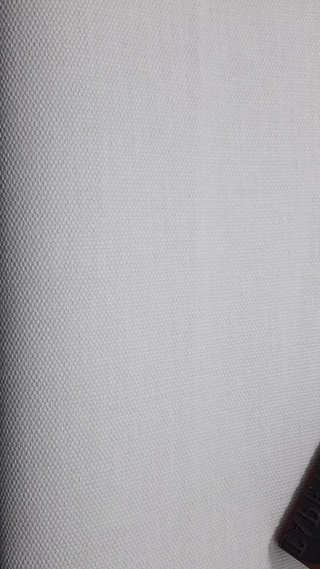 Fehér textilhatású mosható vlies dekor tapéta