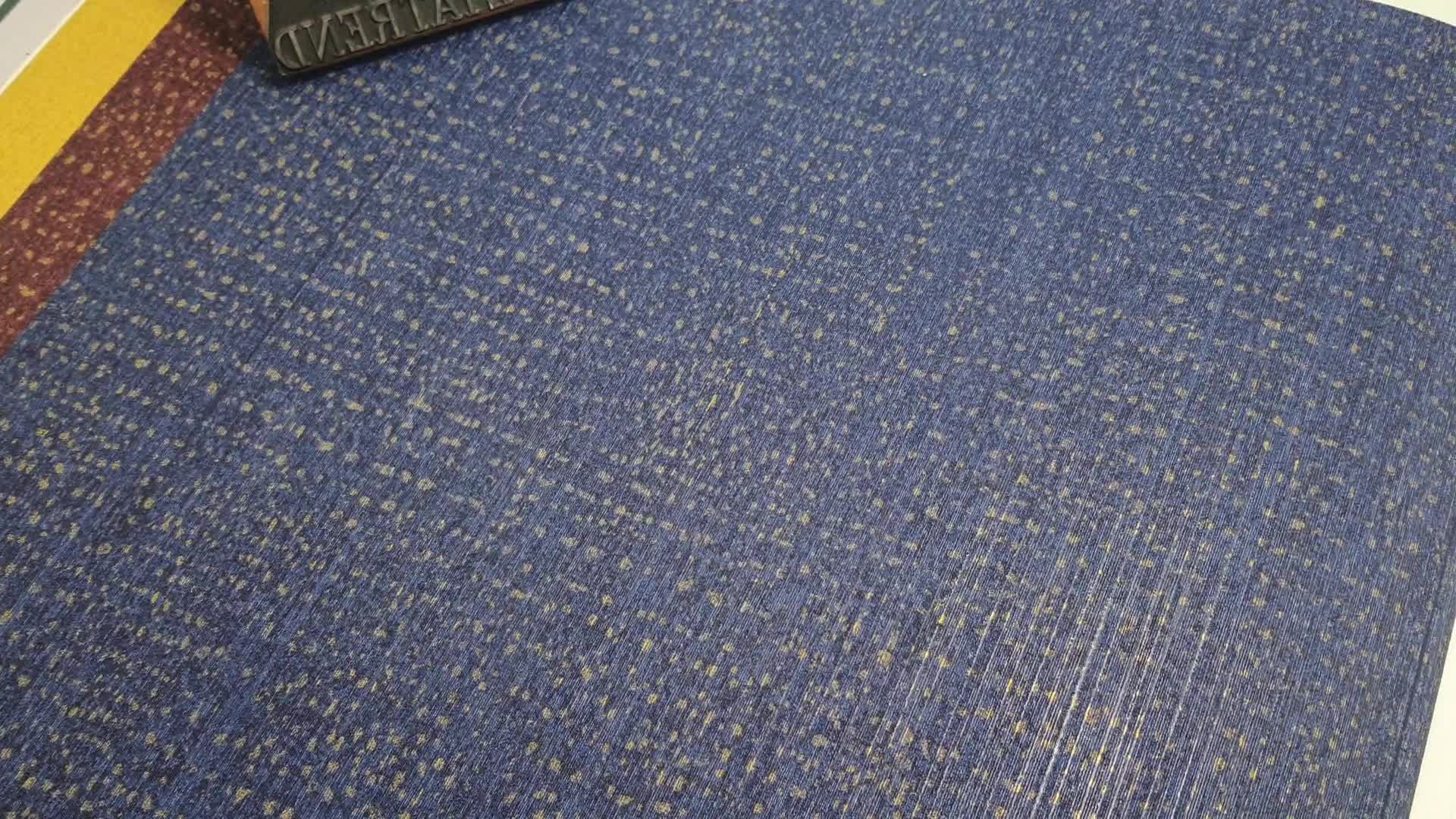 Sötétkék arany pöttyös mintás eijffinger luxus tapéta